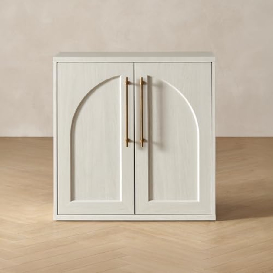 Coffee&Tea House Opinie - Lemari penyimpanan kayu ek modular kecil