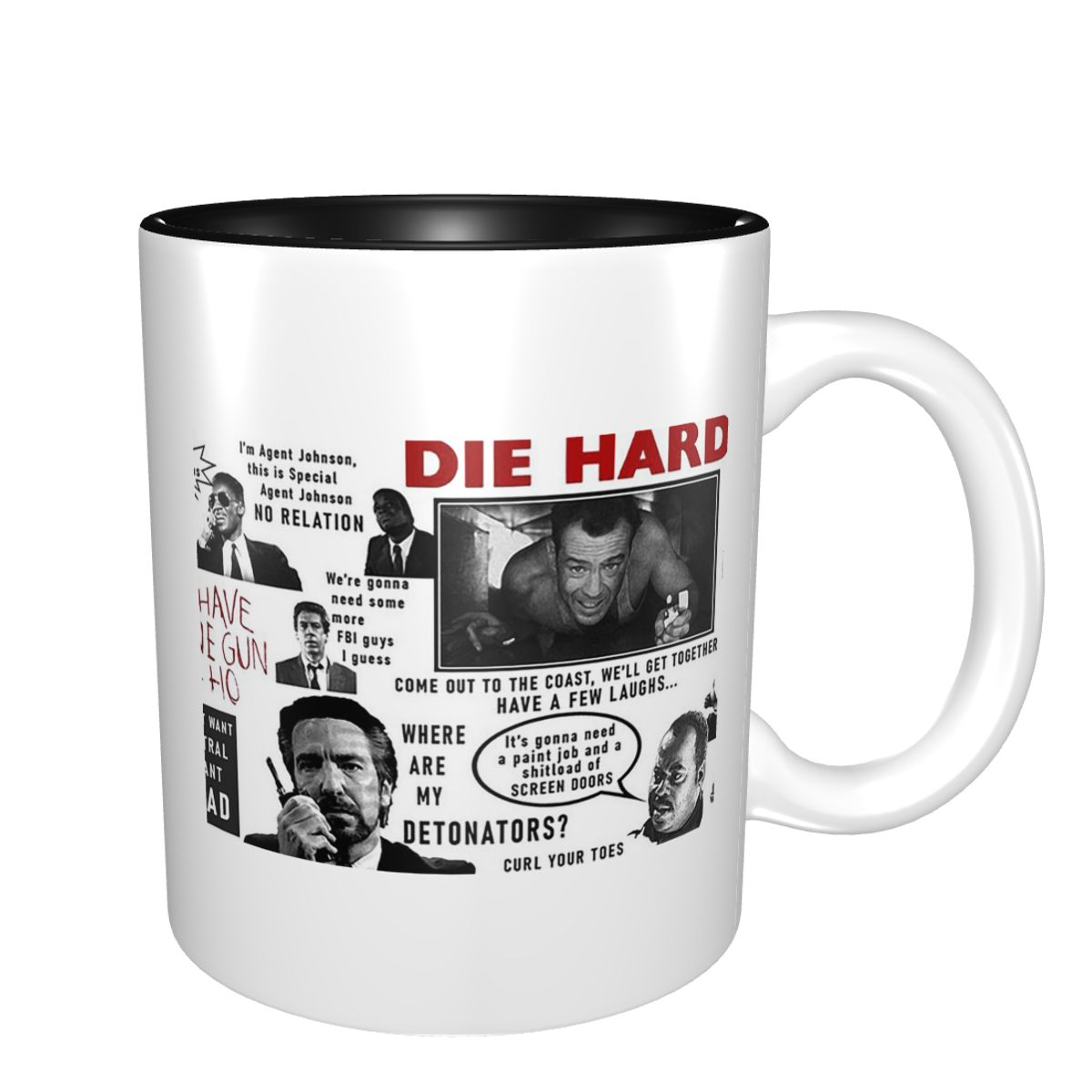 Coffee And Tea Quotes Funny - Die Hard Christmas - Mug Kutipan