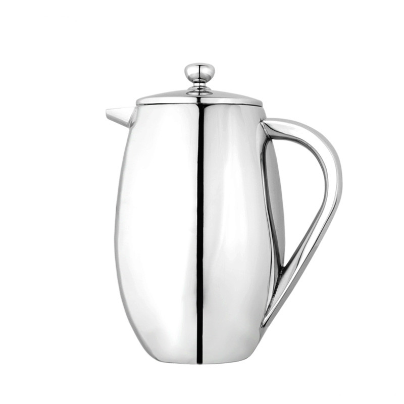 French Press Coffee & Tea - Panci kopi baja tahan karat 304,