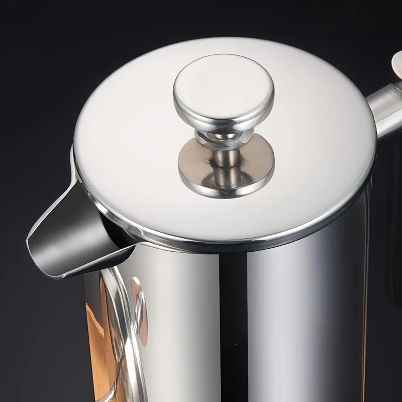 French Press Coffee & Tea - Pembuat Kopi French Press Stainless Steel
