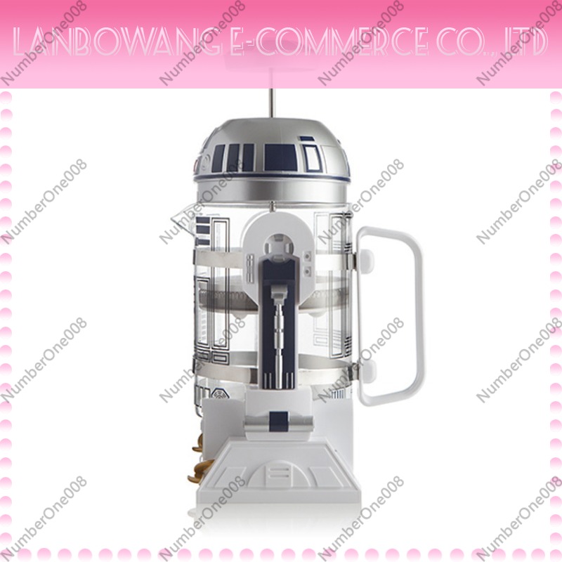 French Press Coffee & Tea - Pembuat Kopi Tetes Manual Mini Bentuk