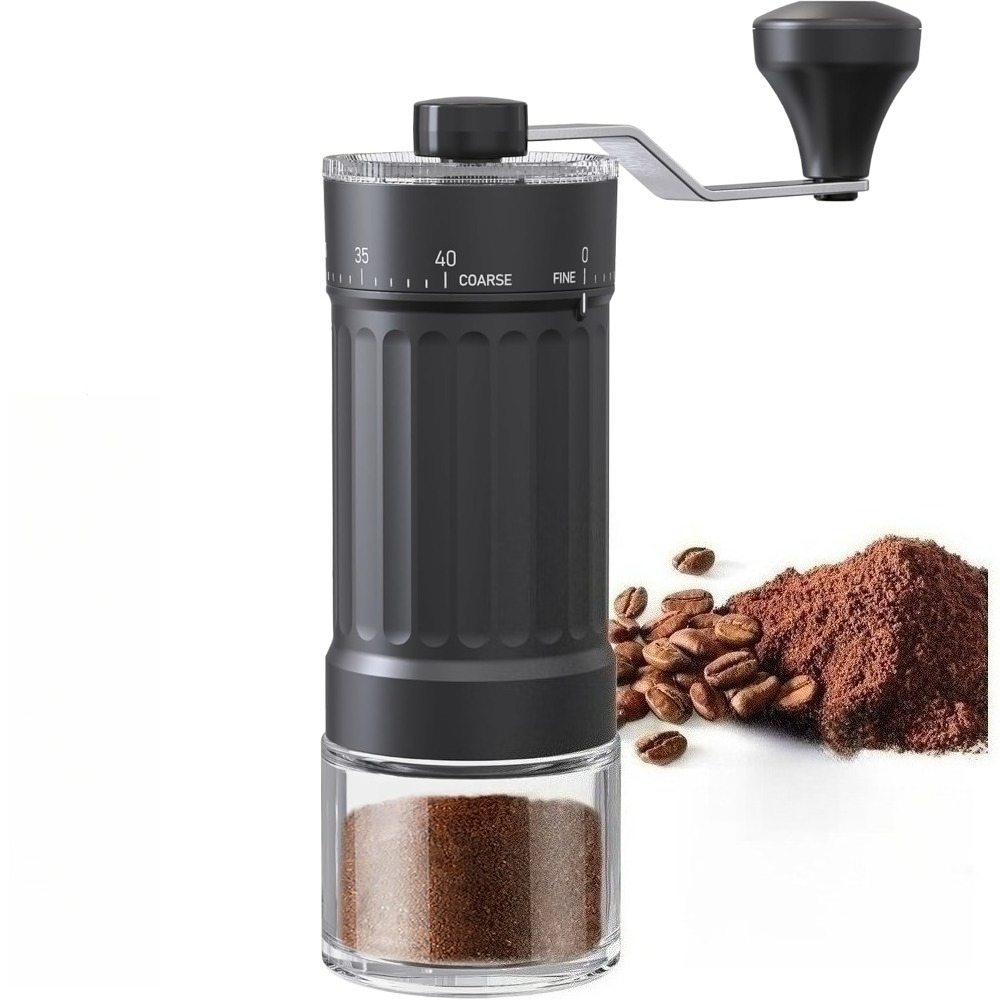 French Press Coffee & Tea - Penggiling Kopi Manual dengan 40 Pengaturan