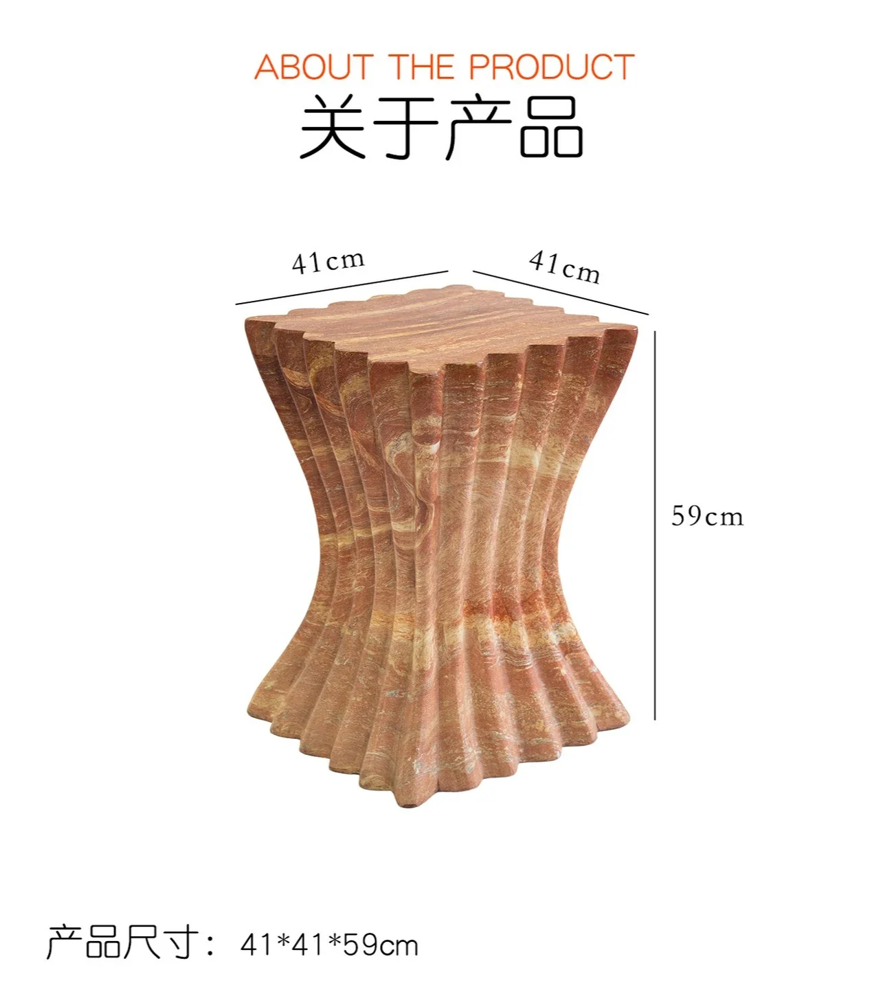 Coffee&Tea House Opinie - Meja Kopi Bergaya b11-7.2 Imitasi Travertine