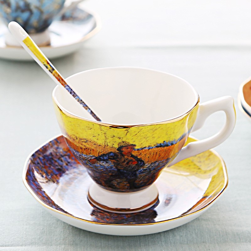 Van Gogh Seni Lukisan Cangkir  - Coffee Tea Van ulasan dan harga