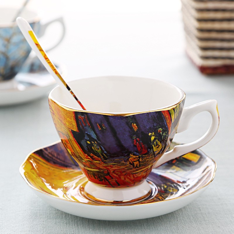 Van Gogh Seni Lukisan Cangkir  - Coffee Tea Van ulasan dan harga