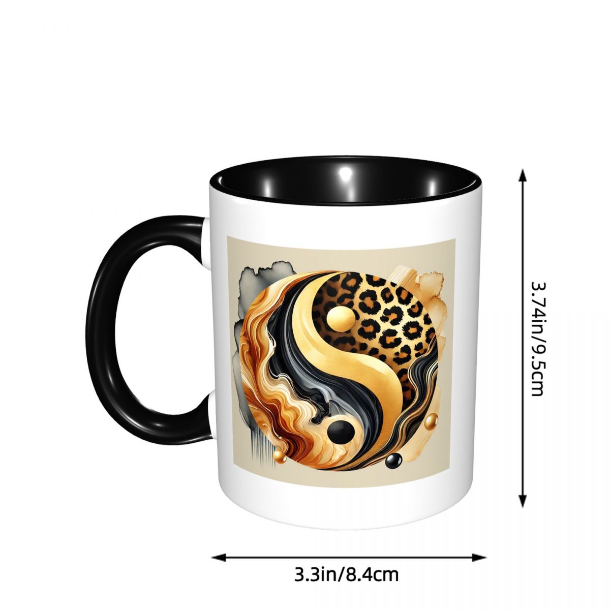 Mug Desain Keseimbangan Marmer - Coffee Tea Yin Yang ulasan dan harga