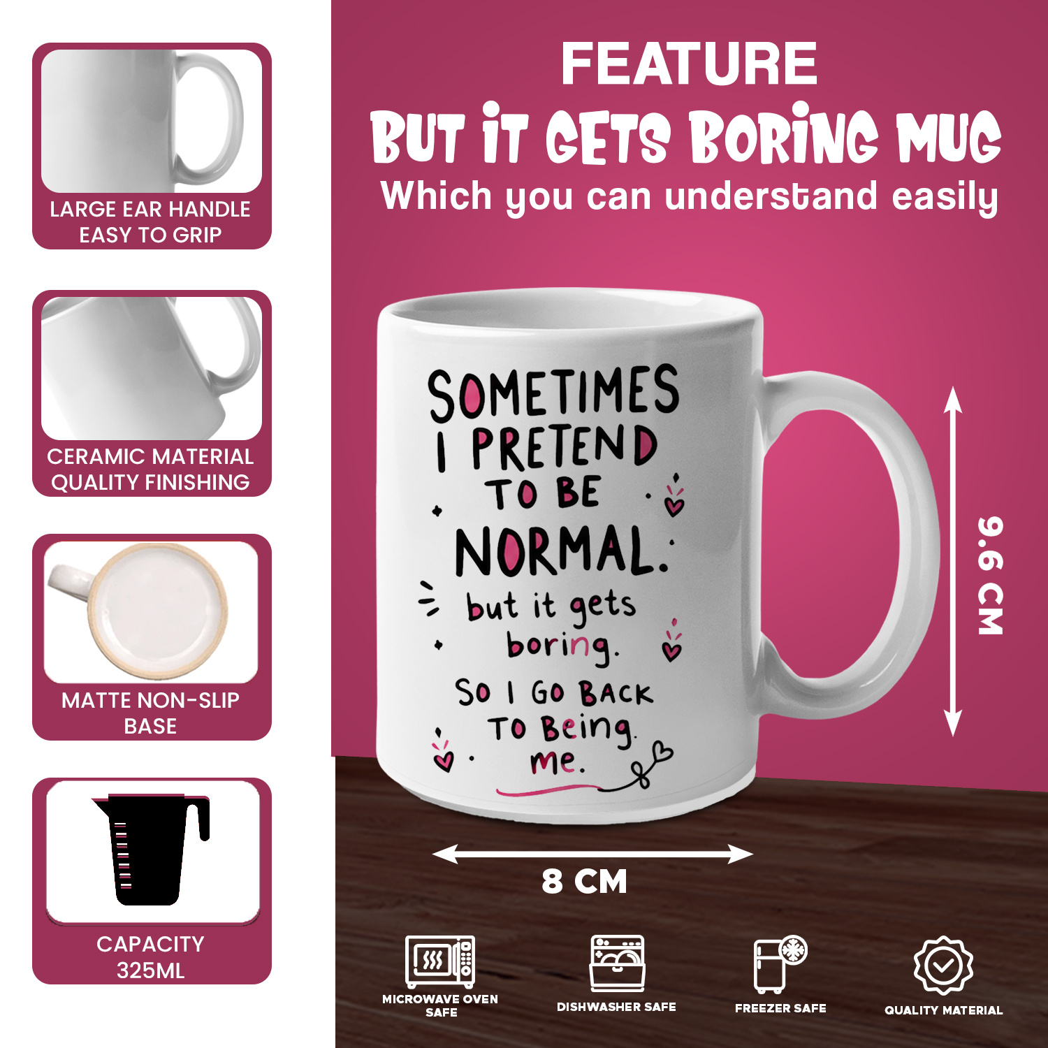 Terkadang Saya Berpura-pura No - Coffee And Tea Quotes Funny ulasan dan harga
