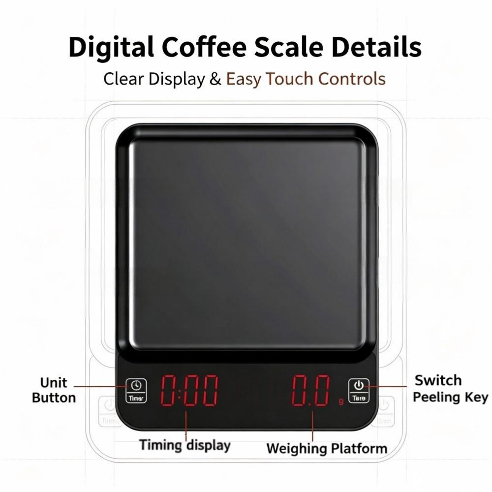 Timbangan Kopi Digital Presisi - Coffee&Tea House Opinie ulasan dan harga