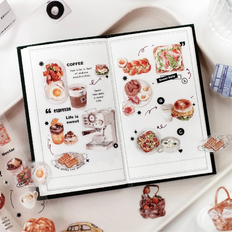 Stiker PET Pemandangan Teh Sor - Coffee Tea Journal ulasan dan harga