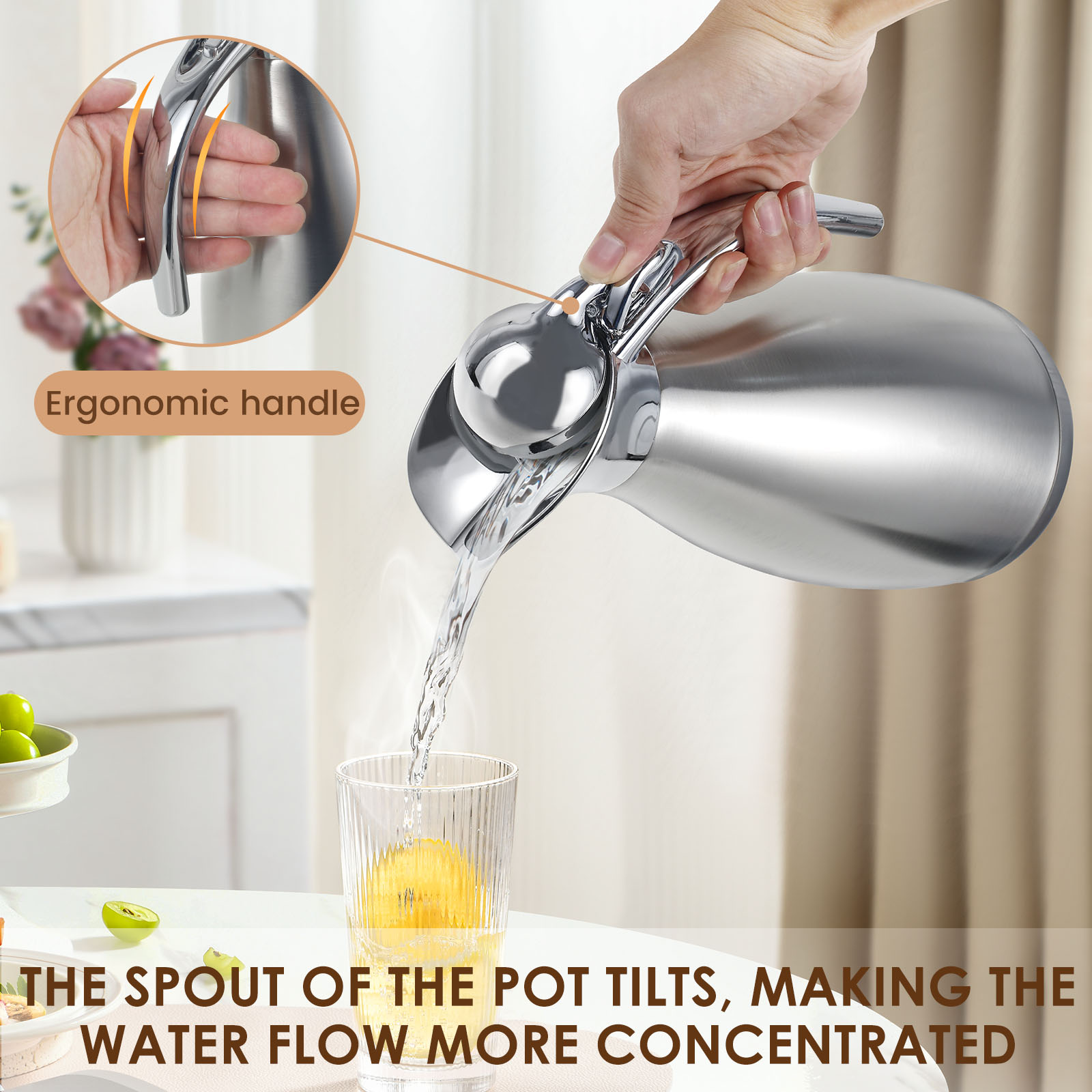 Teko Termal Dapur 2000ml, Jug  - Coffee Tea Water Heater ulasan dan harga