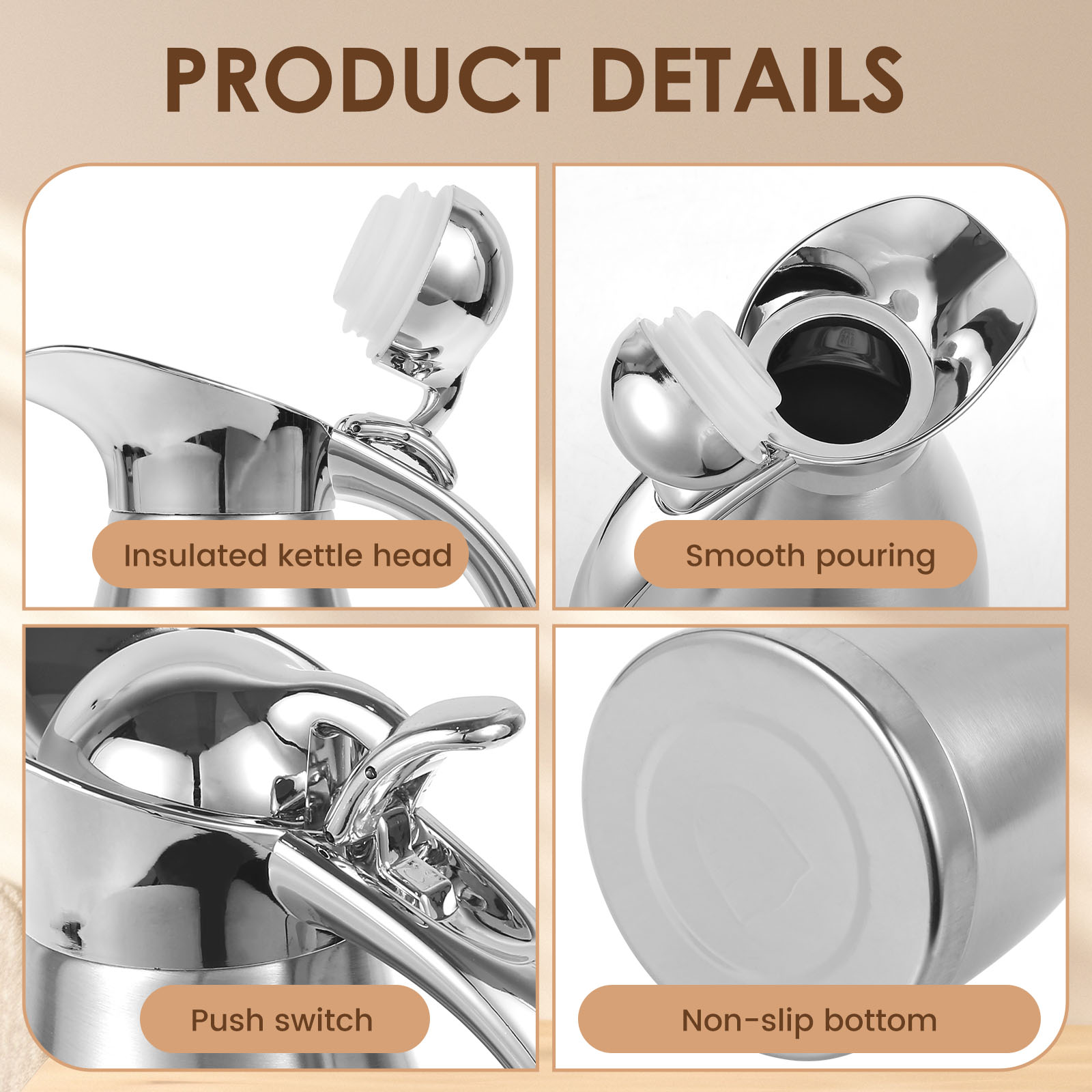 Teko Termal Dapur 2000ml, Jug  - Coffee Tea Water Heater ulasan dan harga