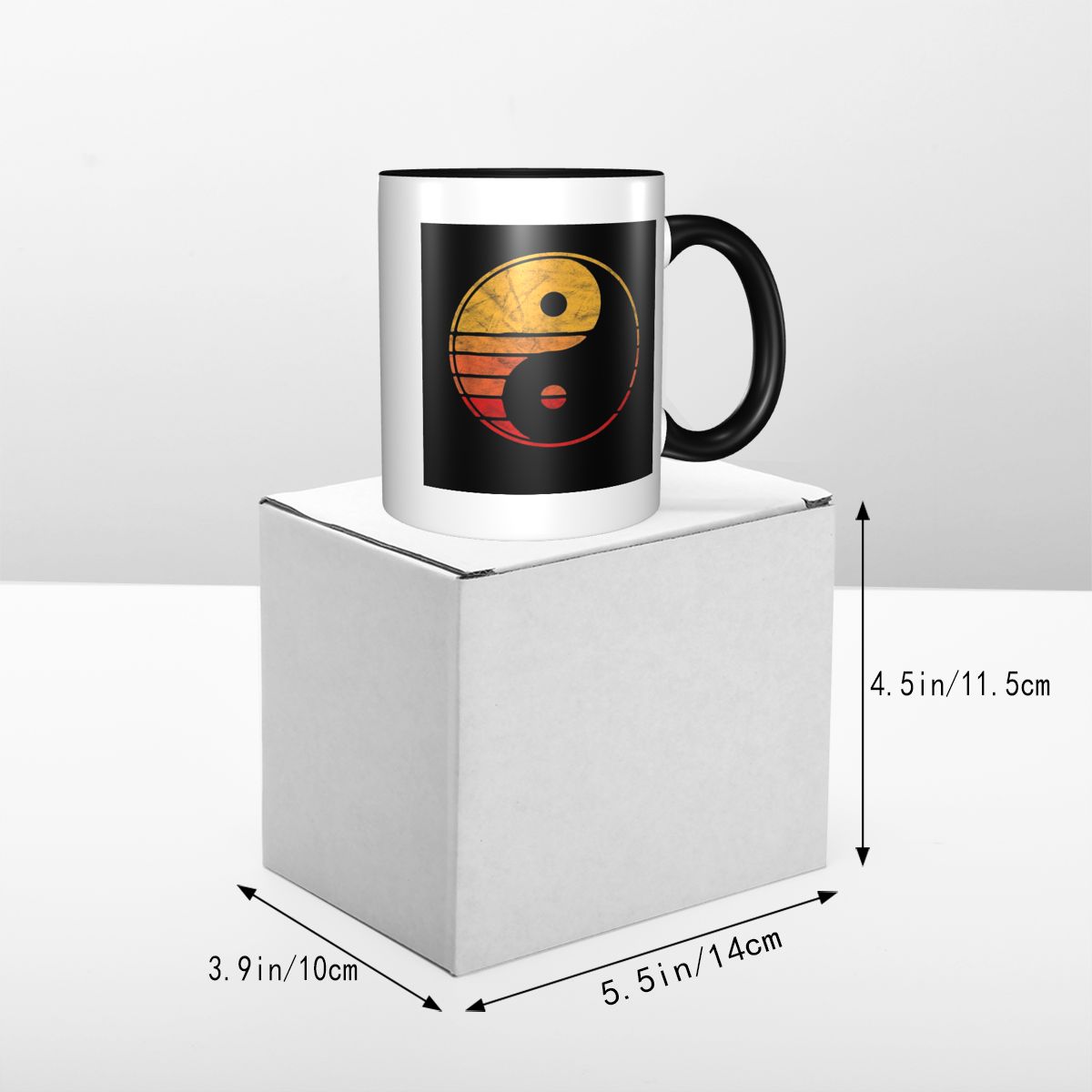 Mug Keramik Lucu Motif Yin Yan - Coffee Tea Yin Yang ulasan dan harga