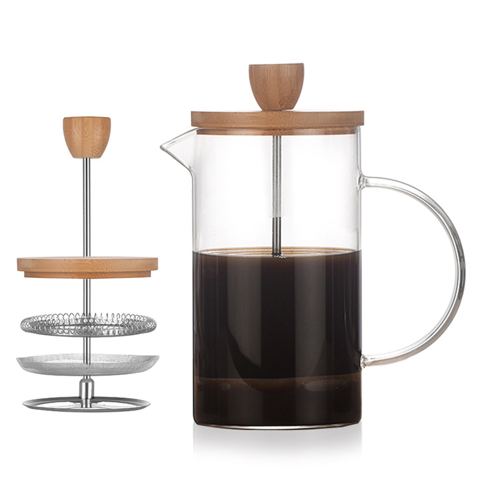Teko Filter Prancis Serbaguna  - French Press Coffee & Tea ulasan dan harga
