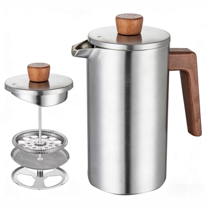 JUSTINLAU 1000ml Panci French  - French Press Coffee & Tea ulasan dan harga