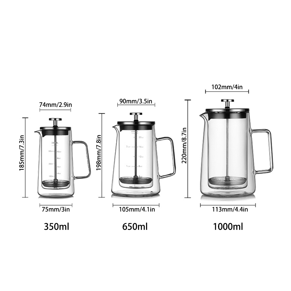 Teko French Press Dua Lapis da - French Press Coffee & Tea ulasan dan harga
