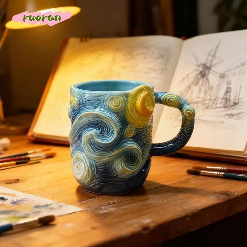 Mug Van Gogh Starry Night Cang - Coffee Tea Van ulasan dan harga