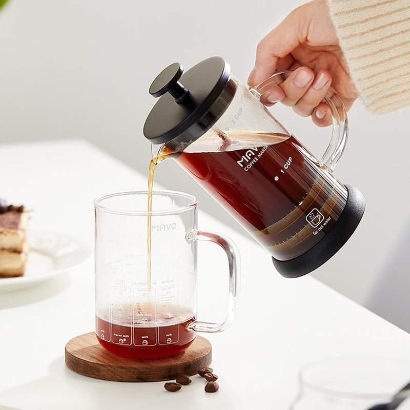MAVO French Press Coffee Maker - French Press Coffee & Tea ulasan dan harga