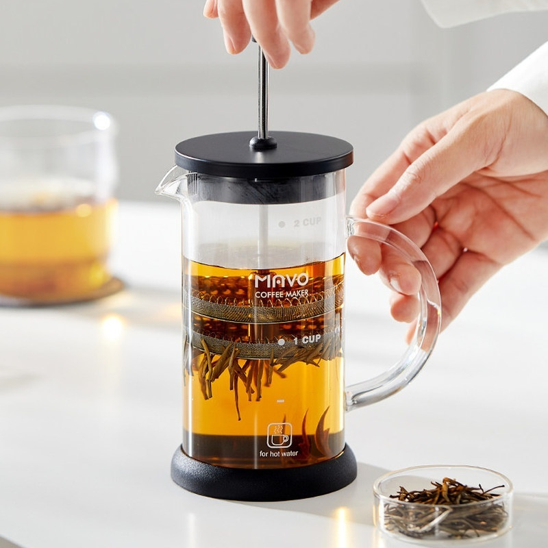 MAVO French Press Coffee Maker - French Press Coffee & Tea ulasan dan harga