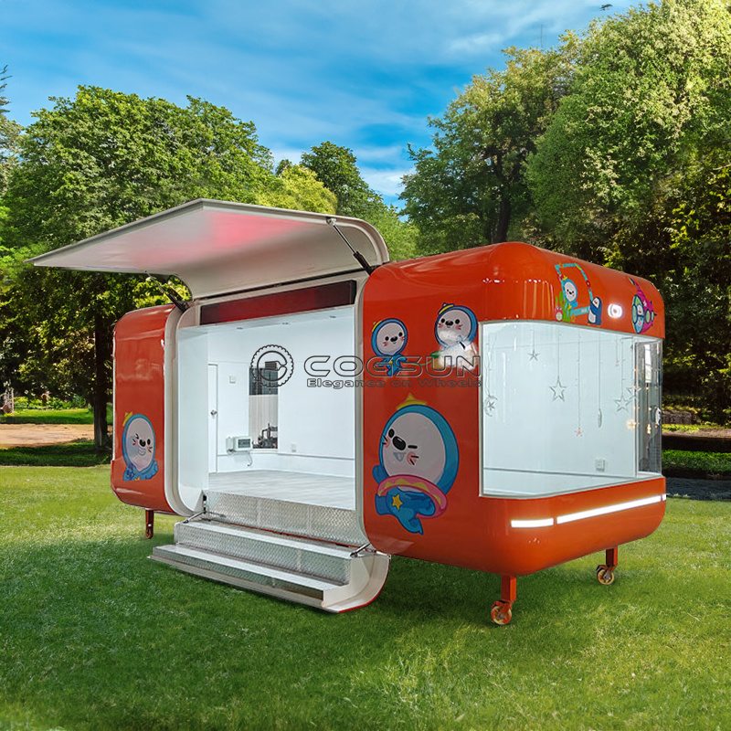 Trailer Makanan Bergerak Jalan - Coffee Tea Van ulasan dan harga