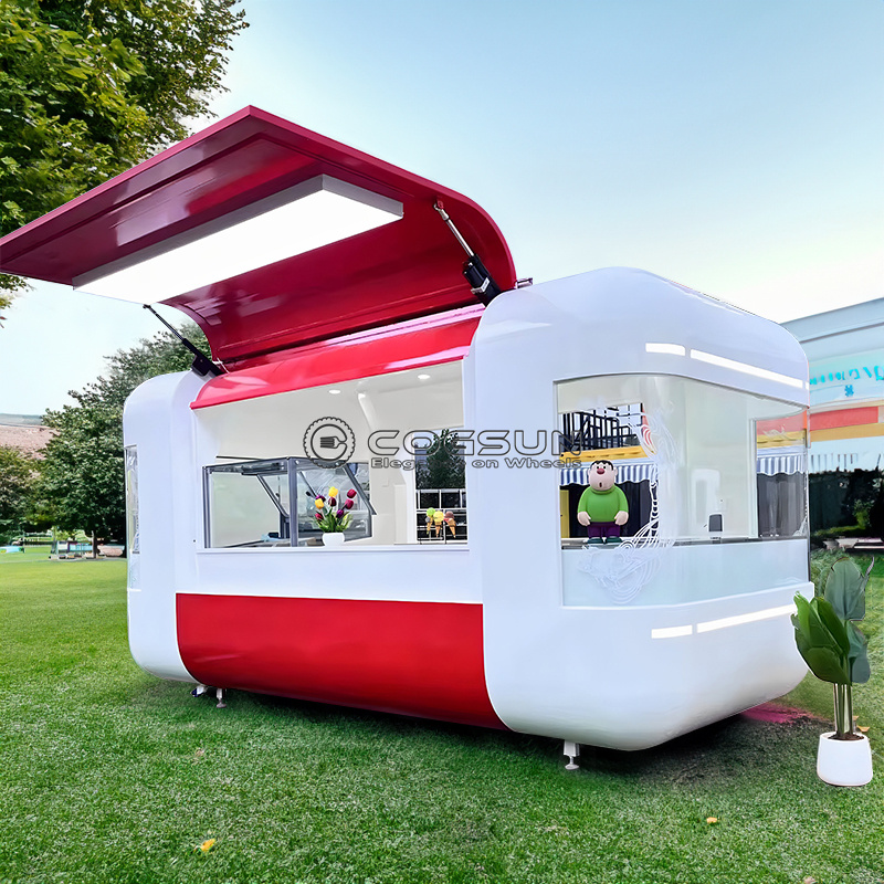 Trailer Makanan Bergerak Jalan - Coffee Tea Van ulasan dan harga