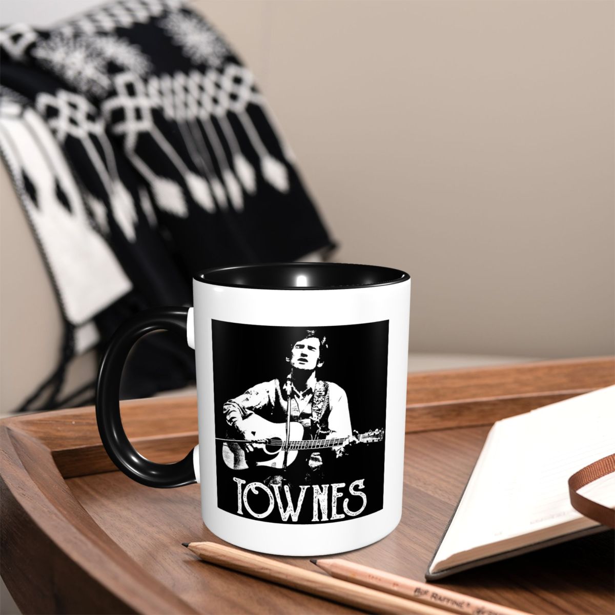 Townes Van Zandt - Mug Ritslet - Coffee Tea Van ulasan dan harga