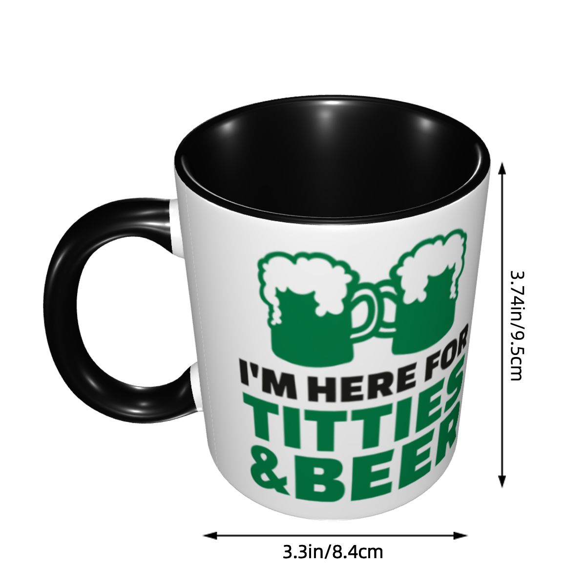 Mug Kopi Keramik DIY dengan Ku - Coffee And Tea Quotes Funny ulasan dan harga